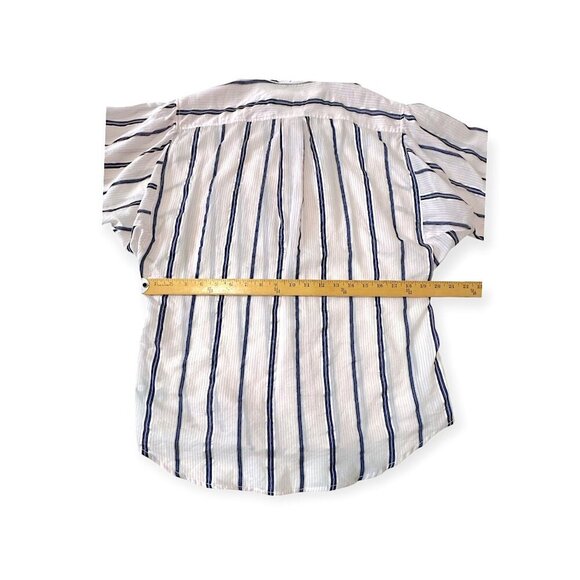 Isabel Marant Etoile Pink Satchell Stripe Shirt, Size US2, FR34, New with tag, - Picture 15 of 16